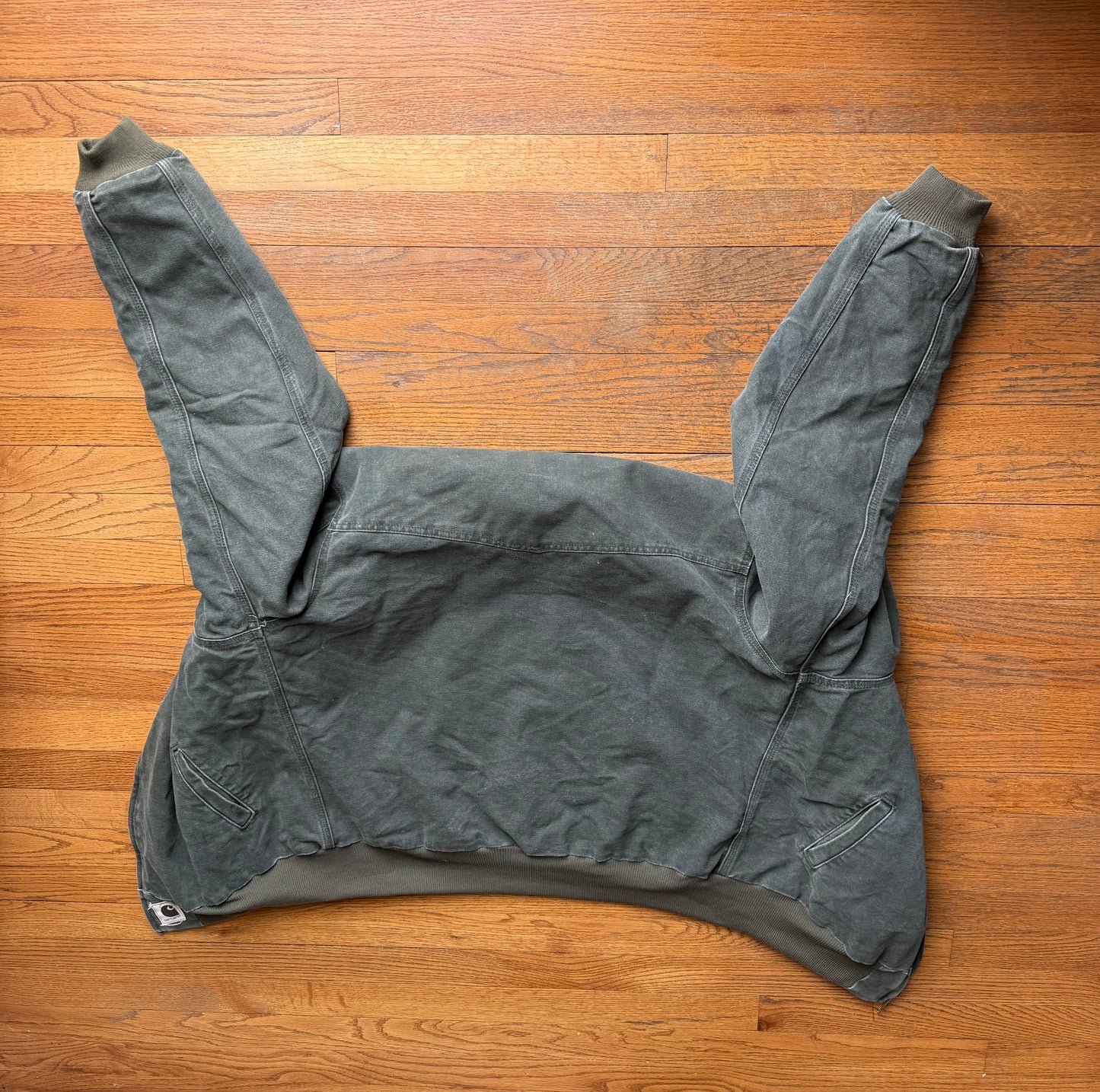 Faded Olive Green Carhartt Santa Fe Jacket - XL