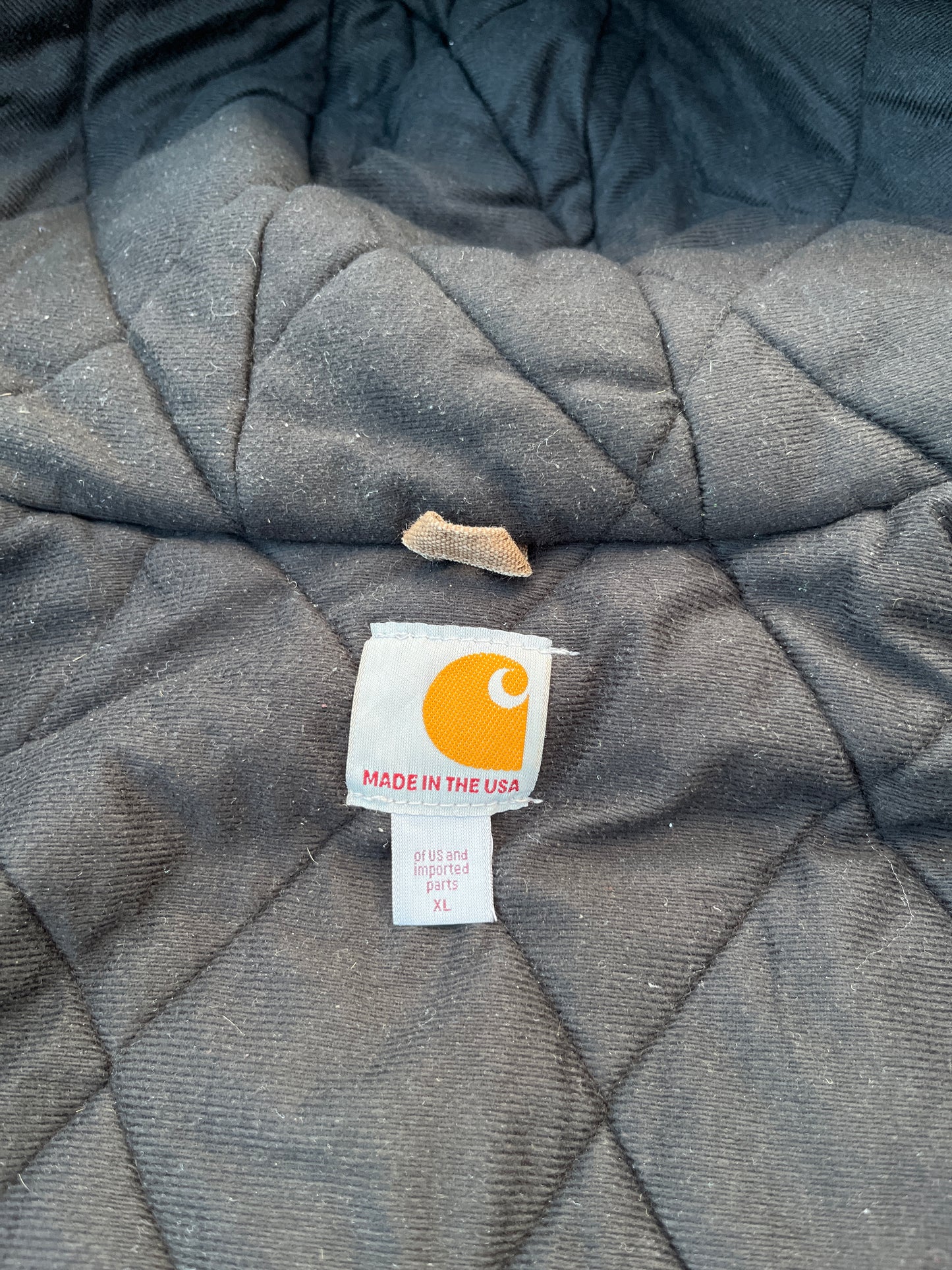 褪色棕色 Carhartt 运动夹克 - 宽松 L-XL