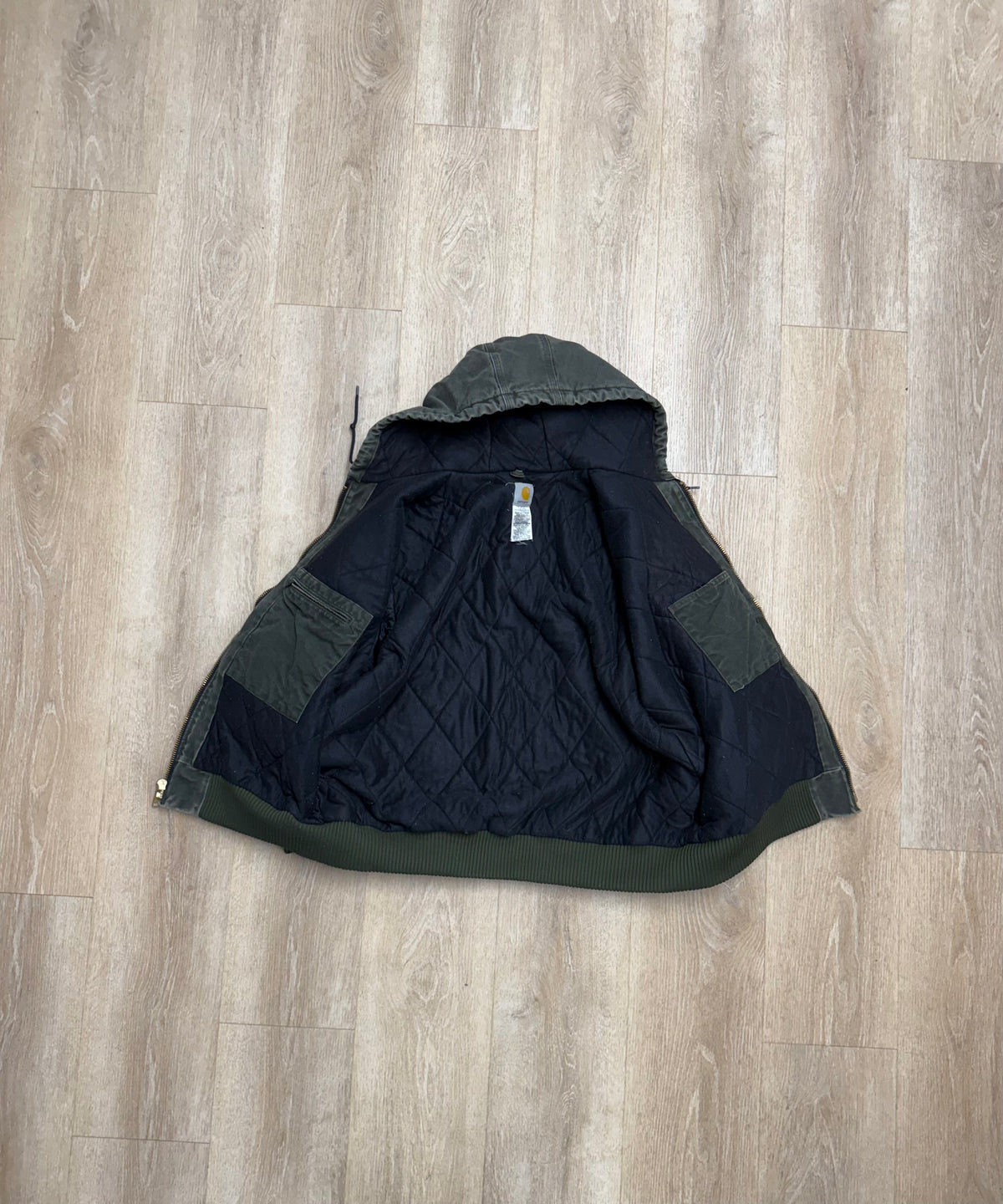 Faded Olive Green Carhartt Active Jacket - XL
