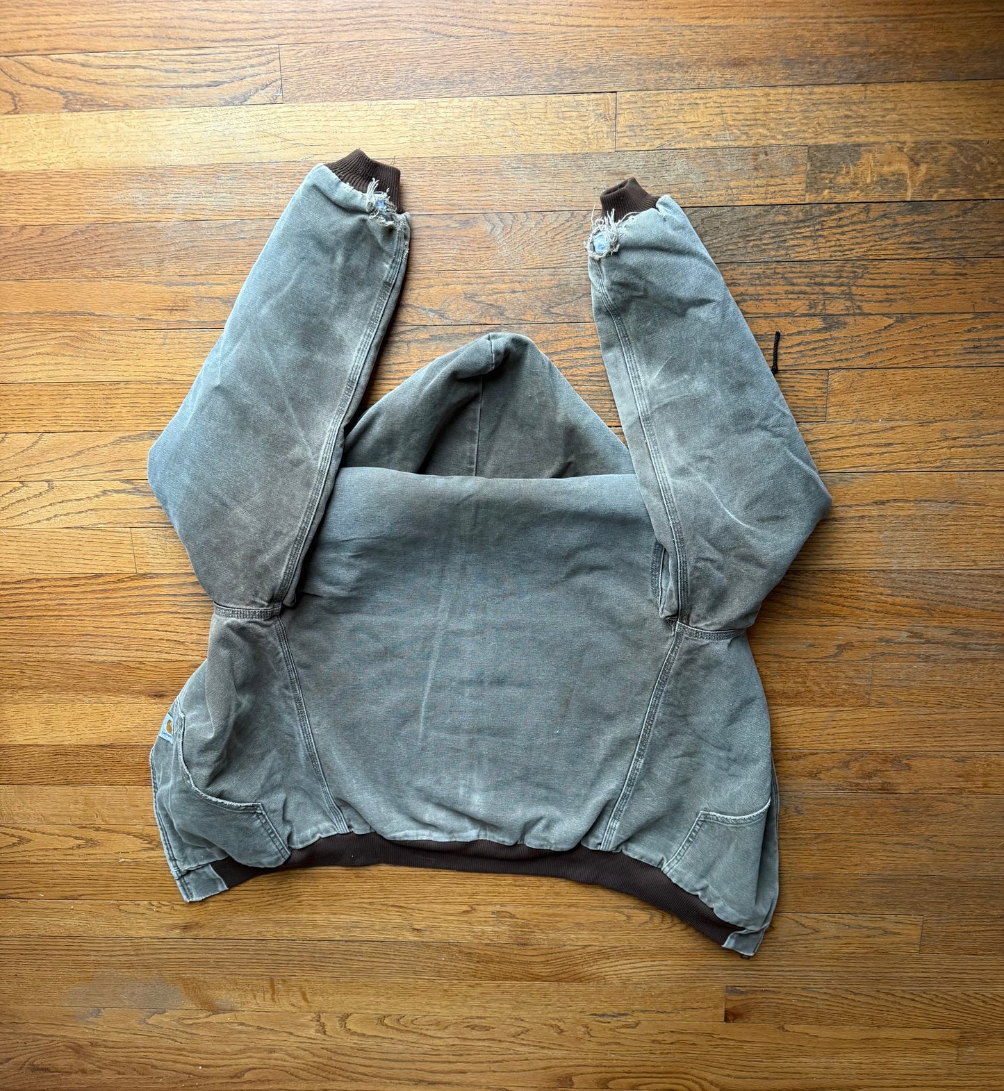 Faded Chestnut Brown Carhartt Active Jacket - Small