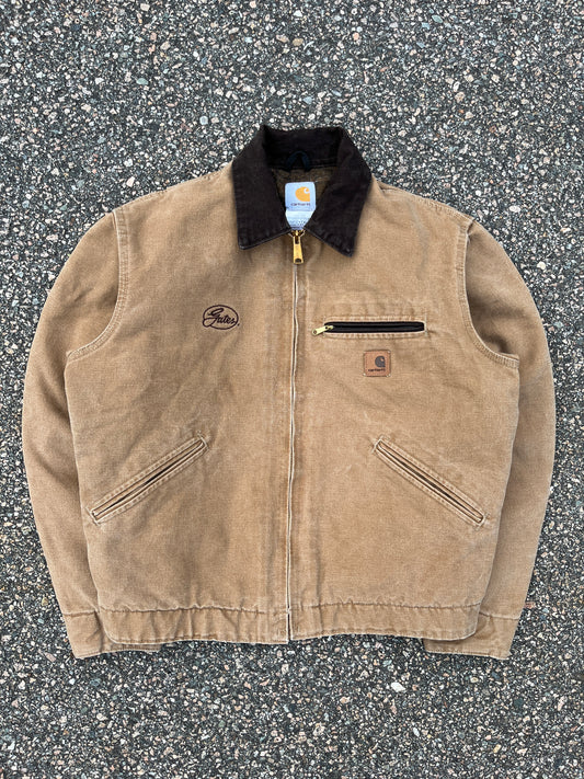 Faded Brown Carhartt Detroit Jacket - Medium