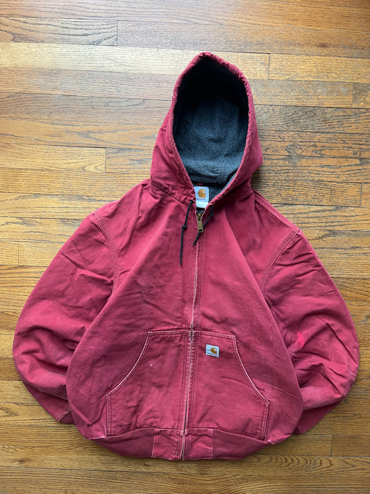 Faded Pink Carhartt Active Jacket - Medium