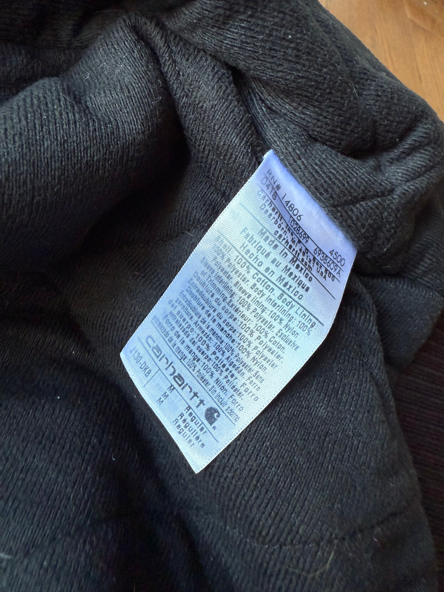 Faded Dark Brown Carhartt Active Jacket - Medium