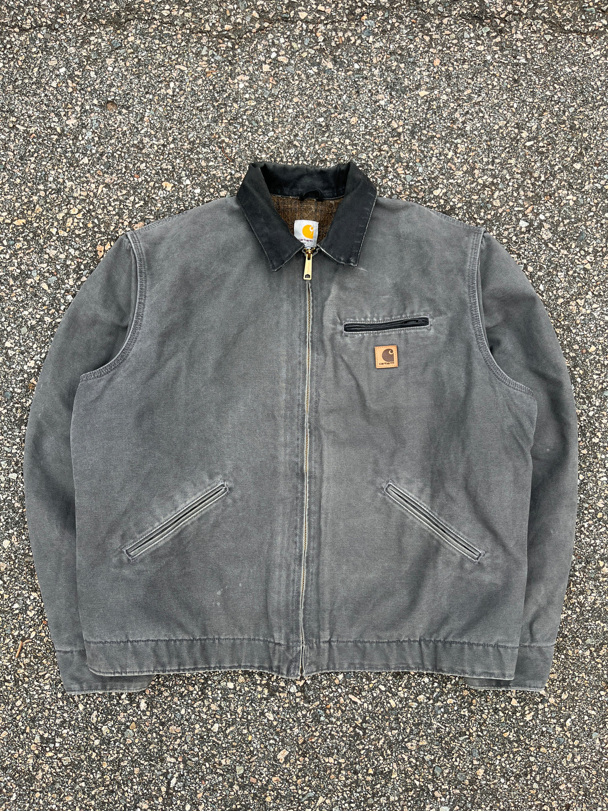 Faded Gravel Carhartt Detroit Jacket - XL