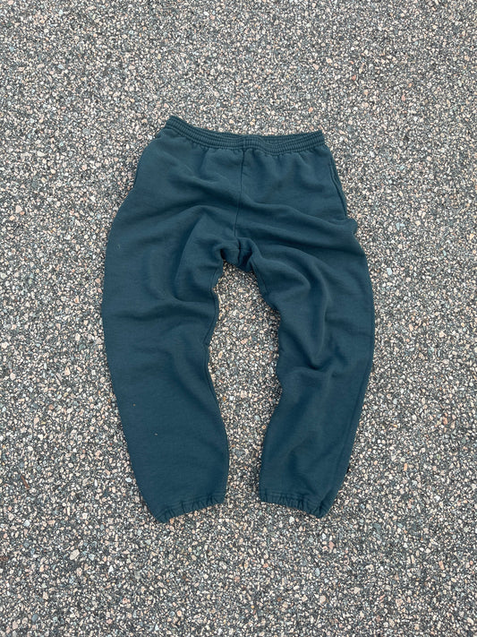 90’s Faded Hunter Green Russell Sweatpants - Medium