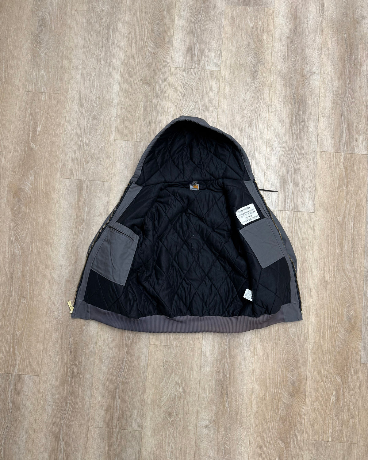 Faded Gravel Grey Carhartt Active Jacket - Medium