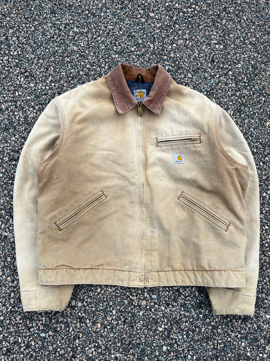 Faded Brown Carhartt Detroit Jacket - Boxy M-L