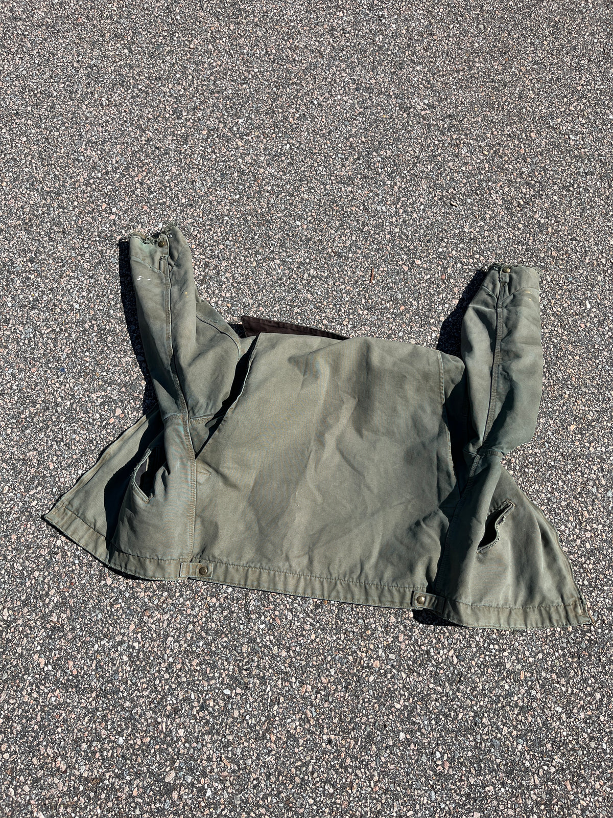 褪色绿色 Carhartt 底特律夹克 - Boxy ML