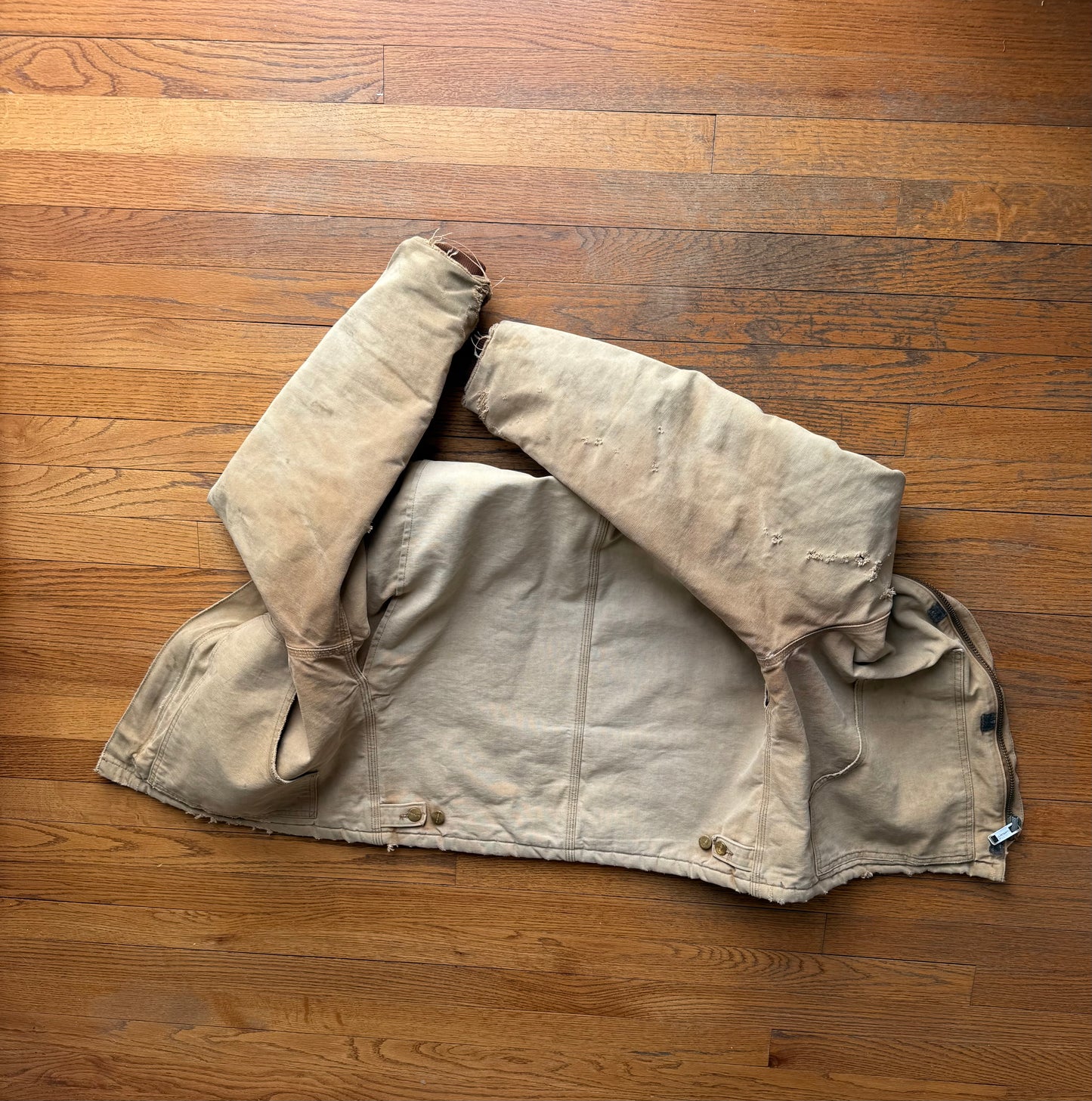 Faded Brown Carhartt Arctic Jacket - Medium