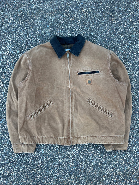 Faded Brown Carhartt Detroit Jacket - Boxy Large
