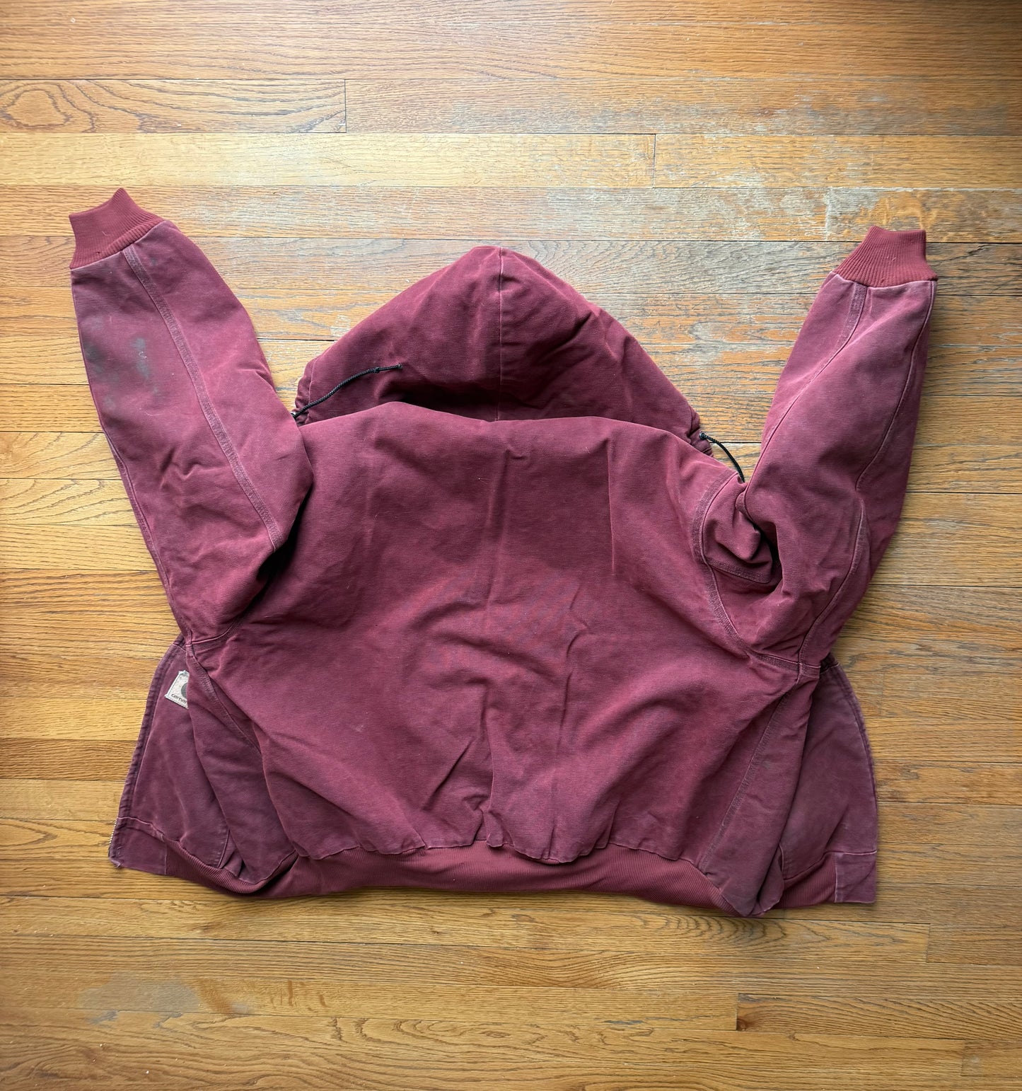 Faded Crimson Red Carhartt Active Jacket - Boxy XL