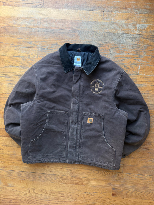 Faded Dark Brown Carhartt Arctic Jacket - XL