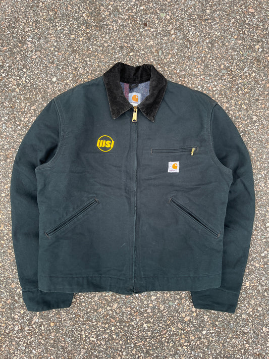 Faded Black Carhartt Detroit Jacket - Medium