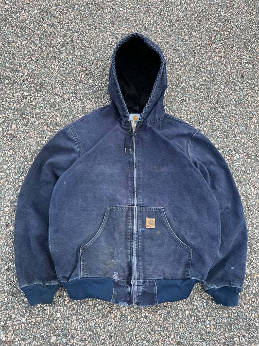 Faded Midnight Blue Carhartt Active Jacket - Medium