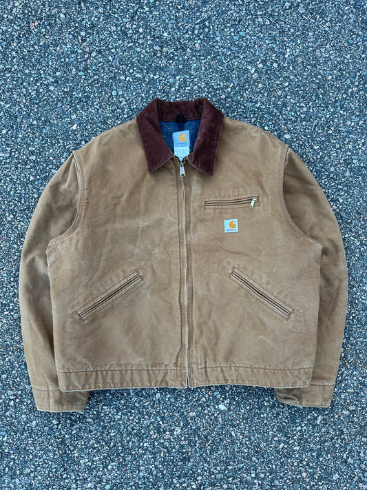 Faded Brown Carhartt Detroit Jacket - Boxy Large