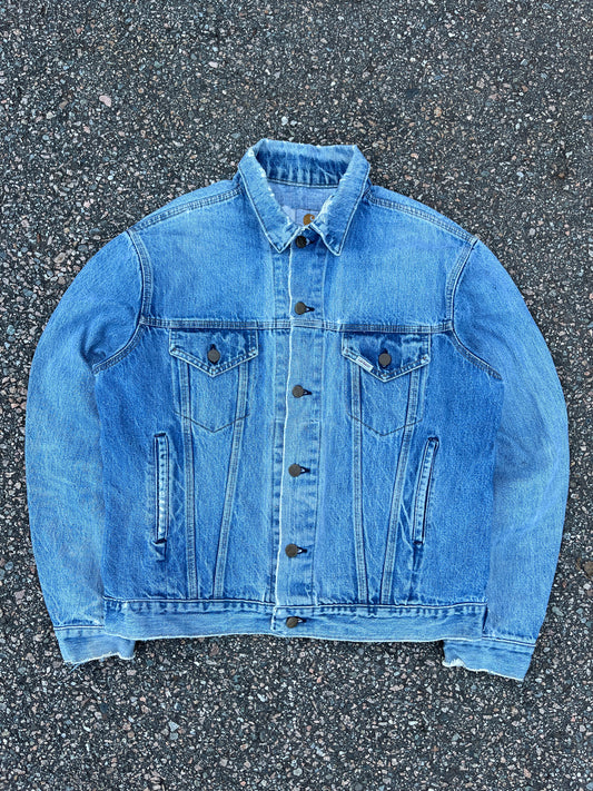 Faded Denim Carhartt Trucker Jacket - Fits S-M