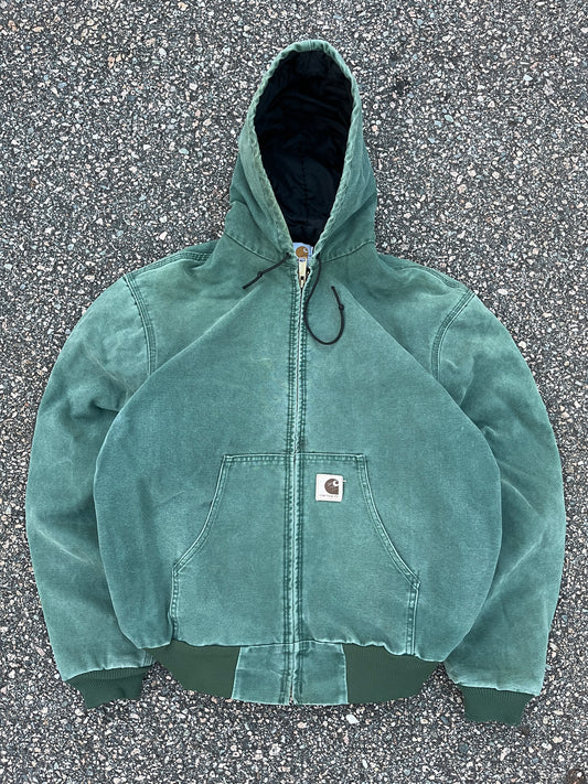 Faded Forest Green Carhartt Active Jacket - Large