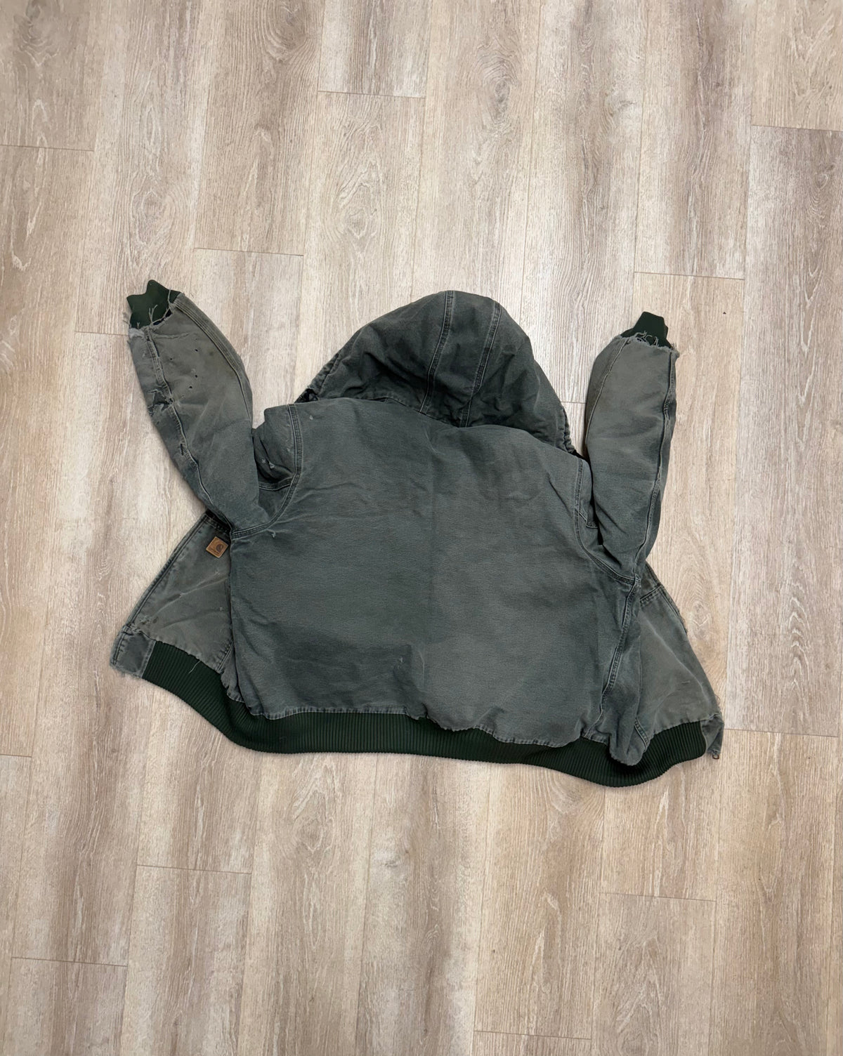 Faded Olive Green Carhartt Active Jacket - 2XL