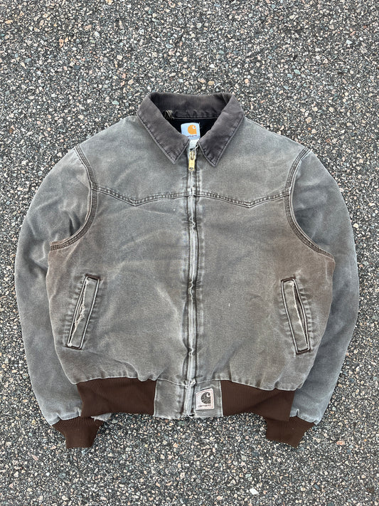 Faded Chestnut Brown Carhartt Santa Fe Jacket - Medium