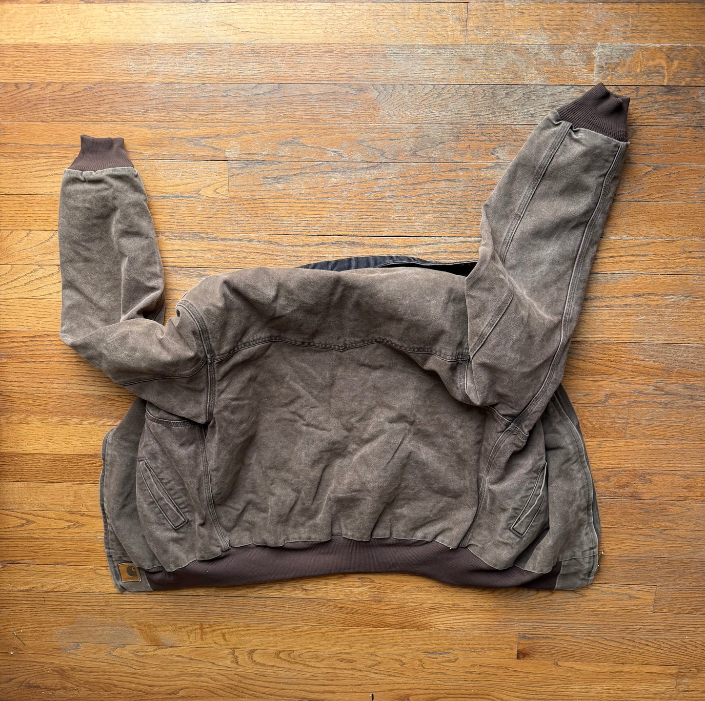 Faded Chestnut Brown Carhartt Santa Fe Jacket - Fits M-L