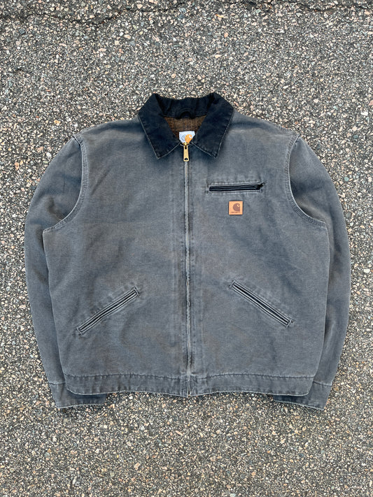 Faded Gravel Grey Carhartt Detroit Jacket - XL