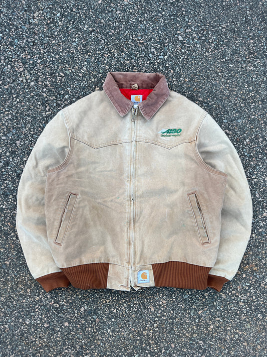 Faded Brown Carhartt Santa Fe Jacket - Fits S-M