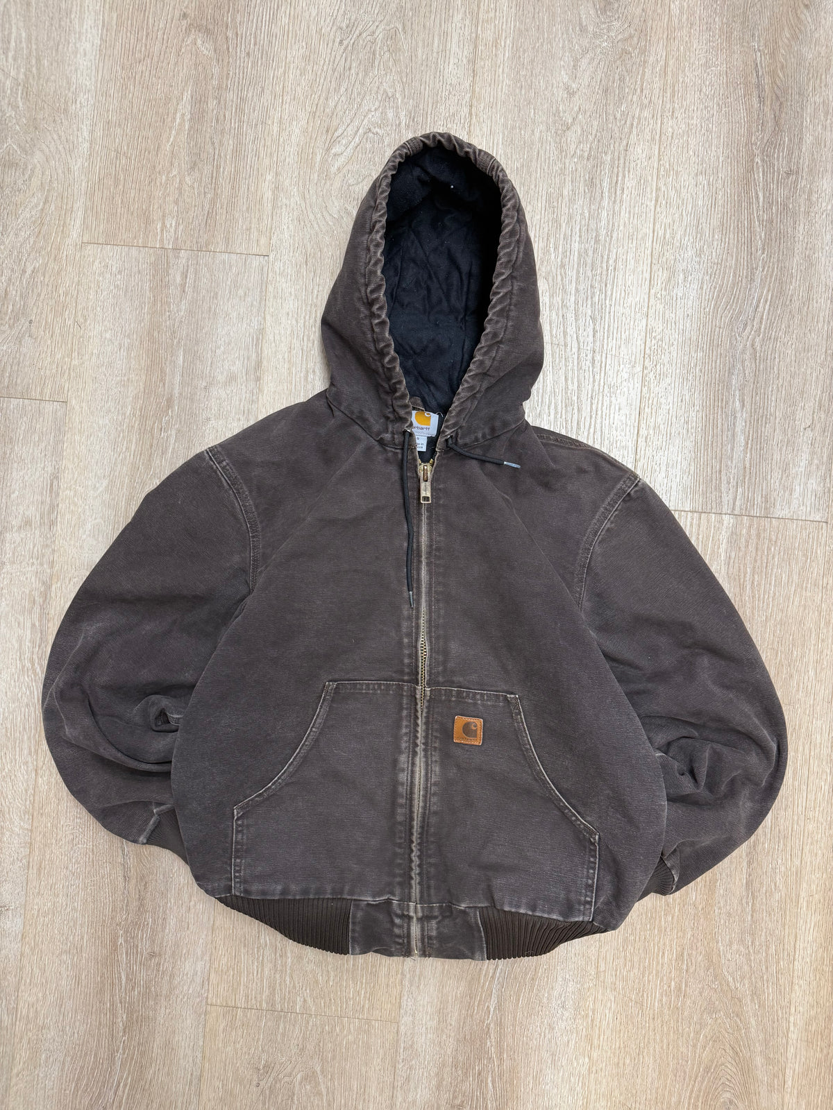Faded Brown Carhartt Active Jacket - Small