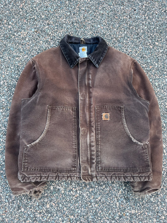 Faded Brown Carhartt Arctic Jacket - Boxy Medium