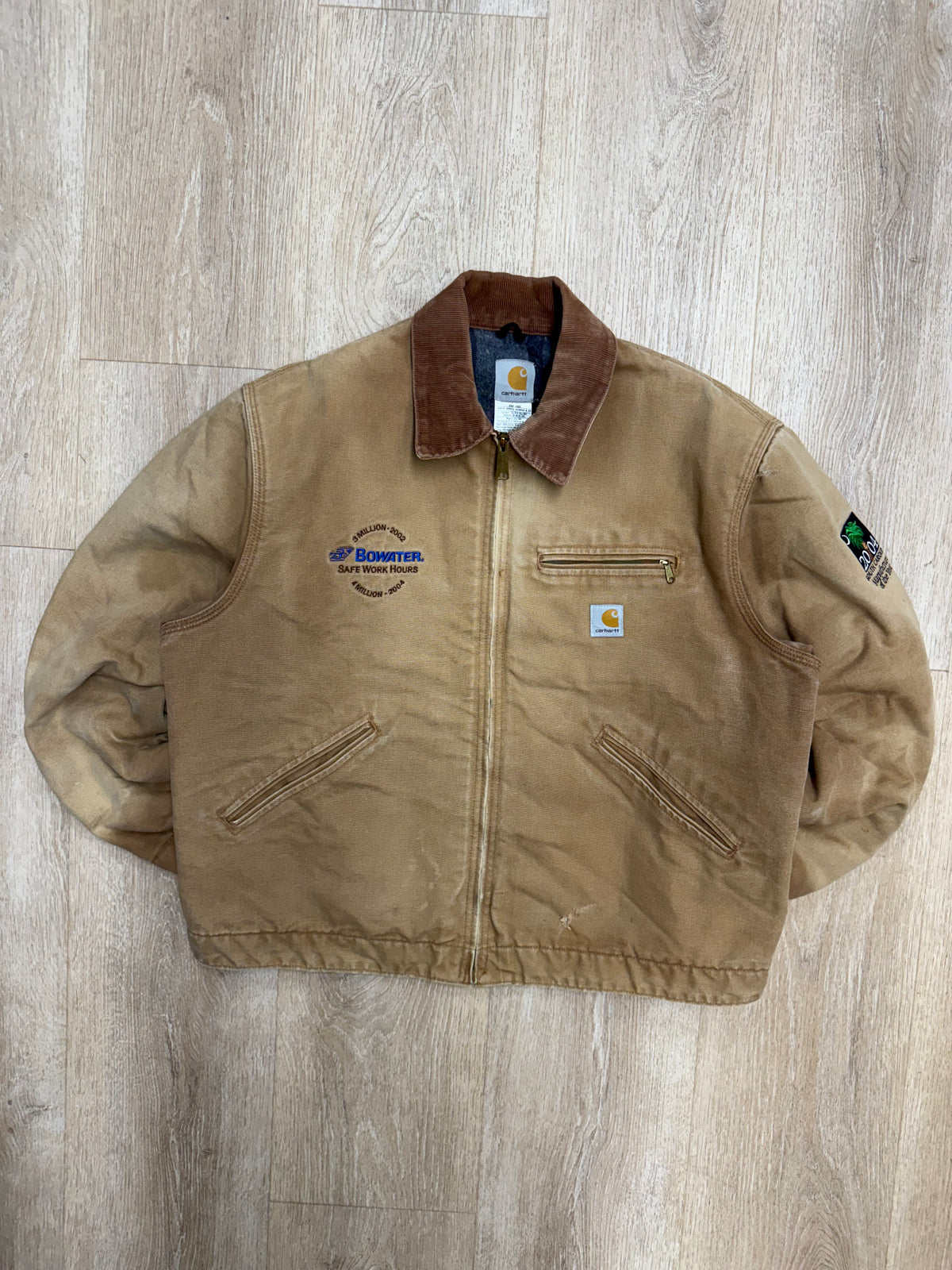 Faded Brown Carhartt Detroit Jacket - Large
