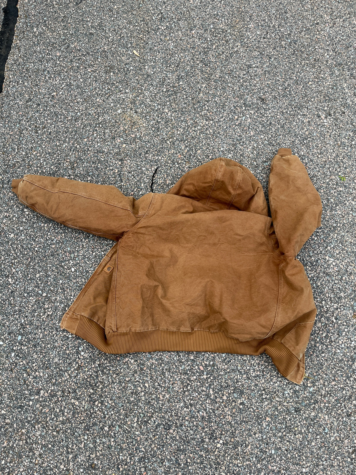 Faded Brown Carhartt Jacket - Large