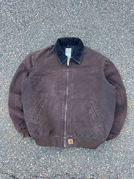 Faded Brown Carhartt Santa Fe Jacket - XL