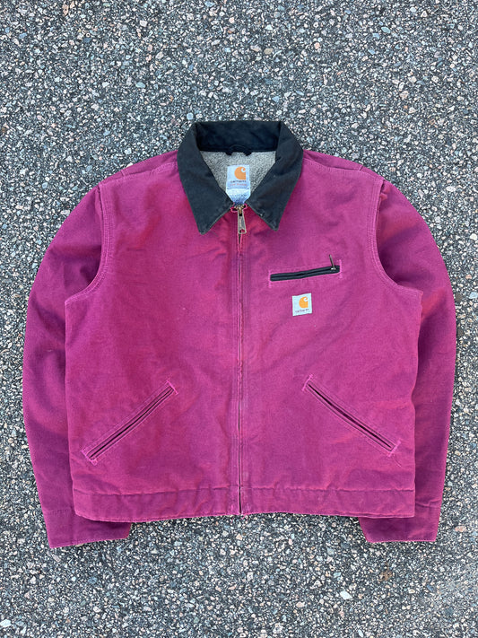 Faded Raspberry Carhartt Detroit Jacket - Small