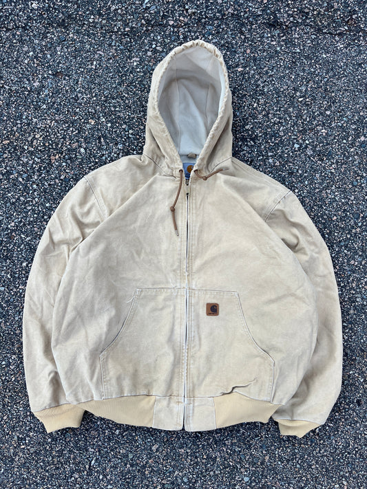 Faded Beige Carhartt Active Jacket - XL