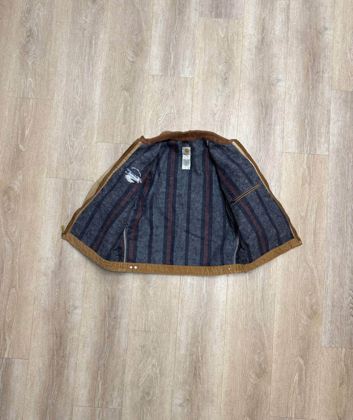 Faded Brown Carhartt Detroit Jacket - Large