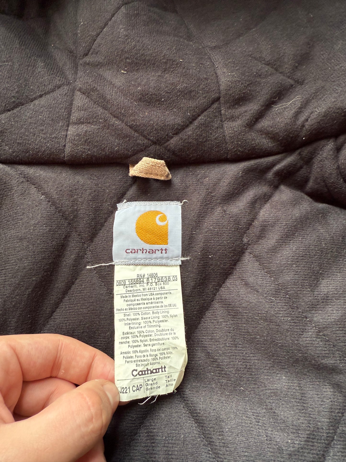 Faded Realtree Carhartt Active Jacket - Large Tall