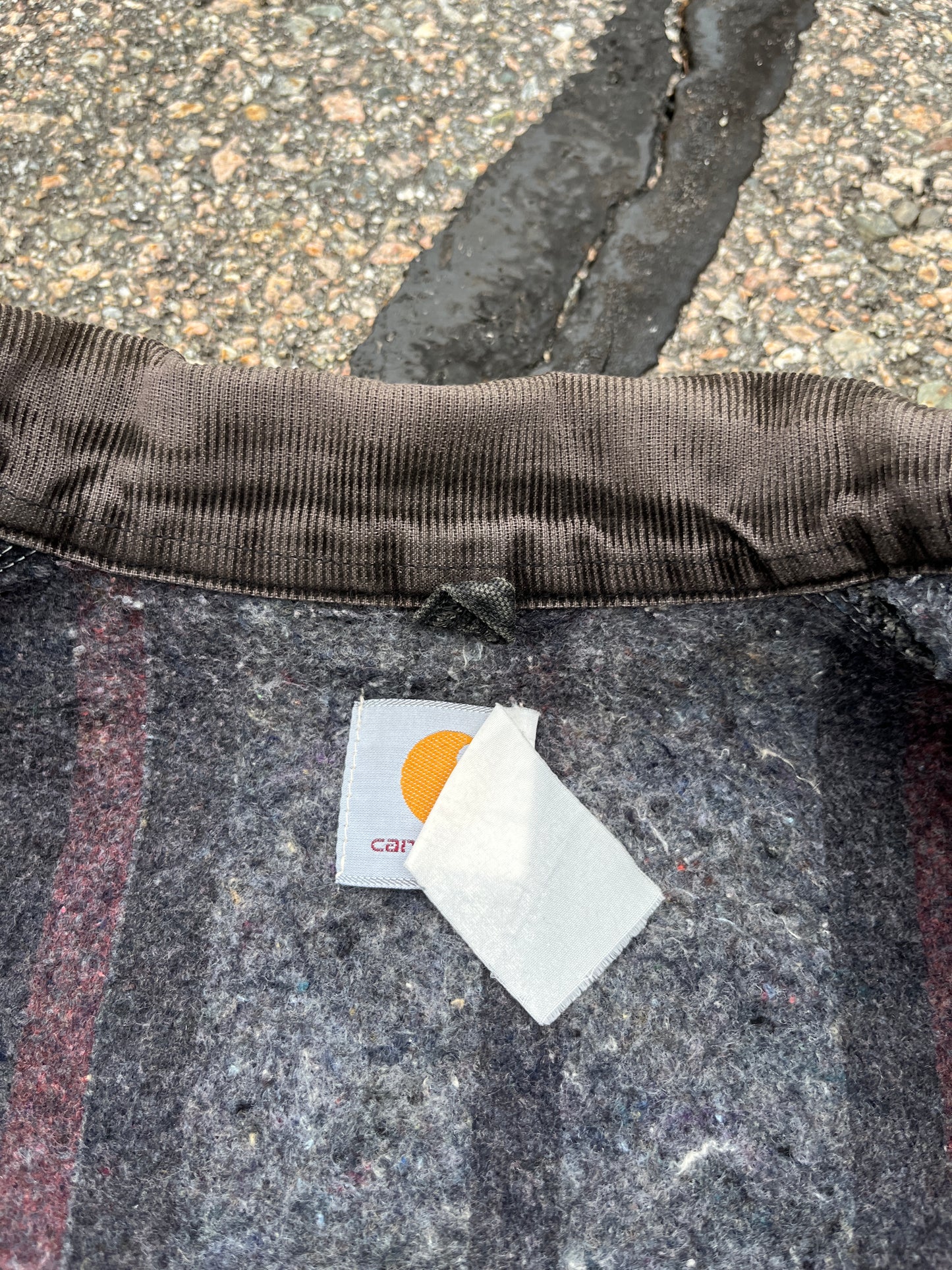 Faded Black Carhartt Detroit Jacket - Medium