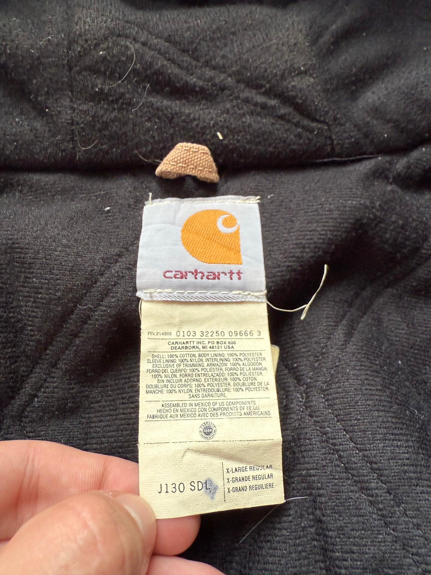 Faded Saddle Brown Carhartt Active Jacket - XL