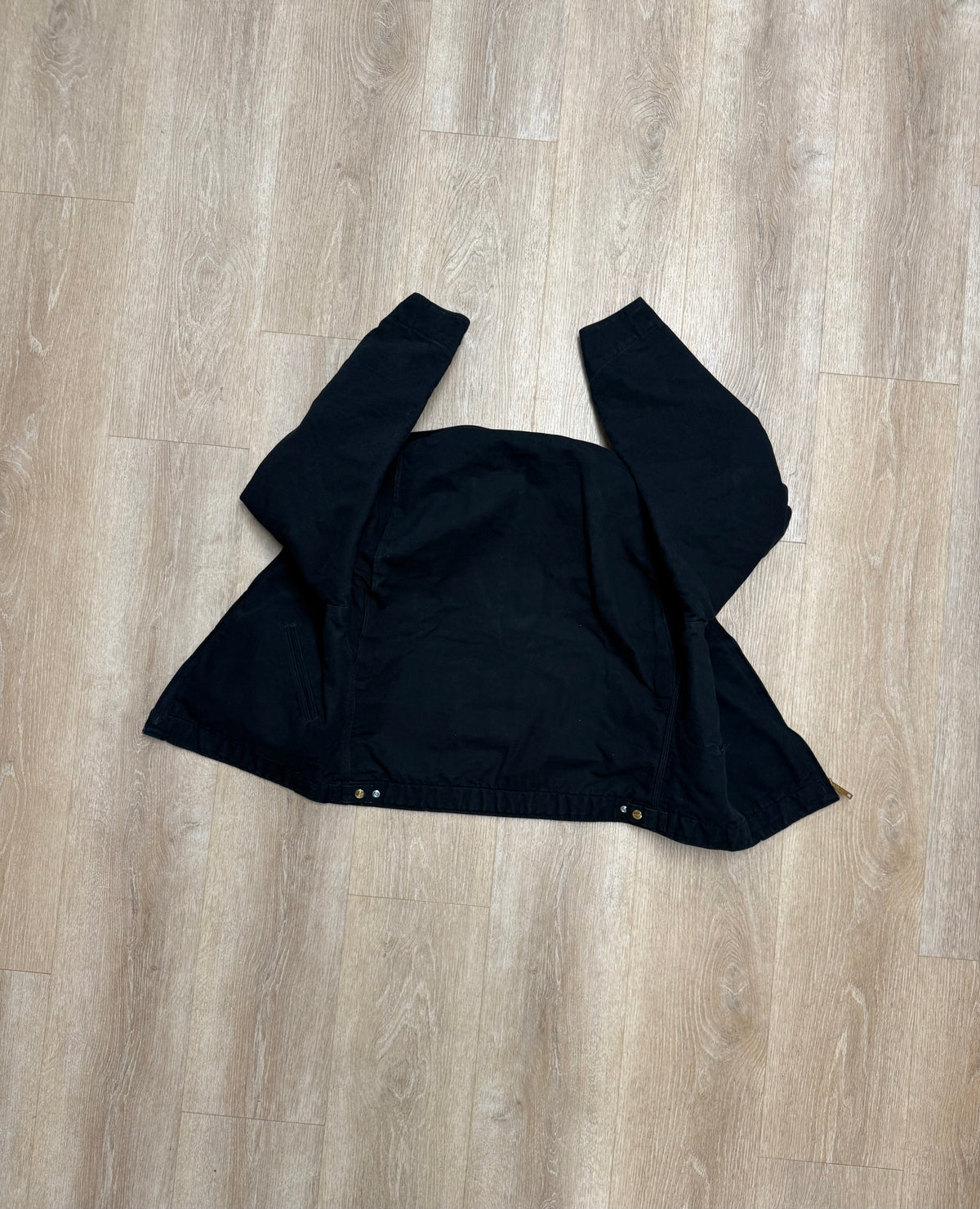 Faded Black Carhartt Detroit Jacket - Large