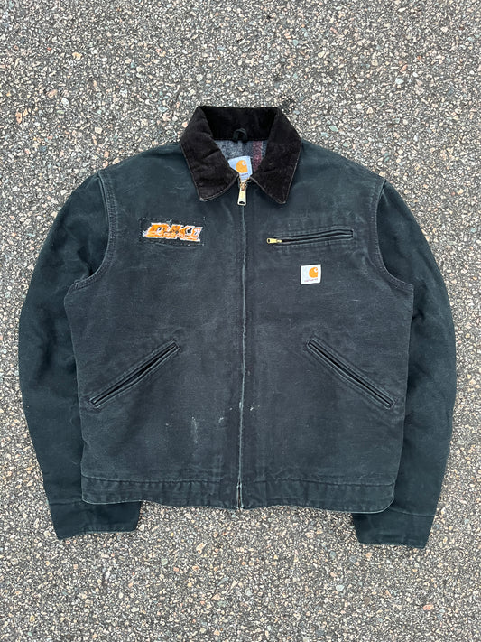Faded Black Carhartt Detroit Jacket - Medium