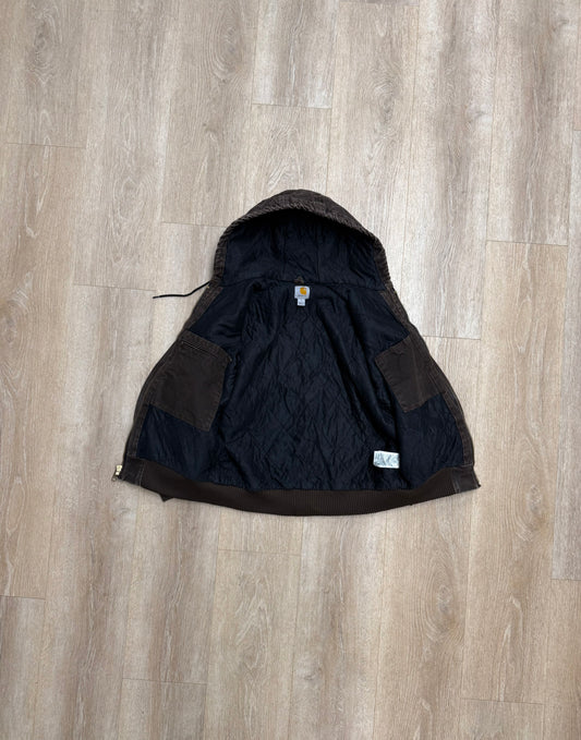 Faded Brown Carhartt Active Jacket - Small