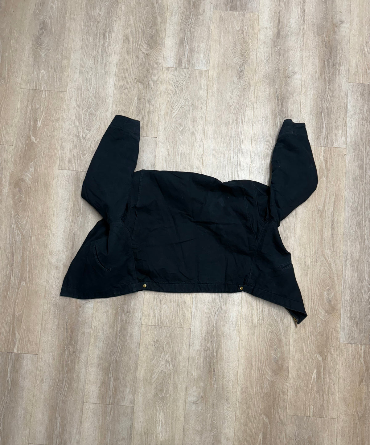 Faded Black Carhartt Detroit Jacket - XL