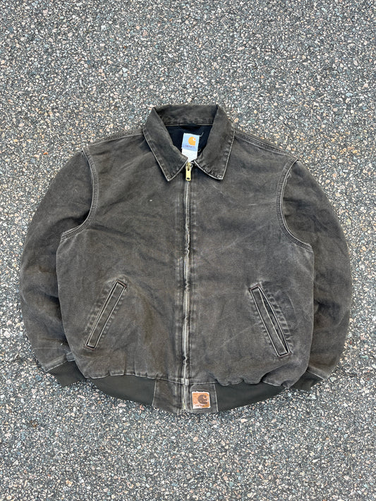 Lightweight Faded Timber Brown Carhartt Santa Fe Jacket - Medium