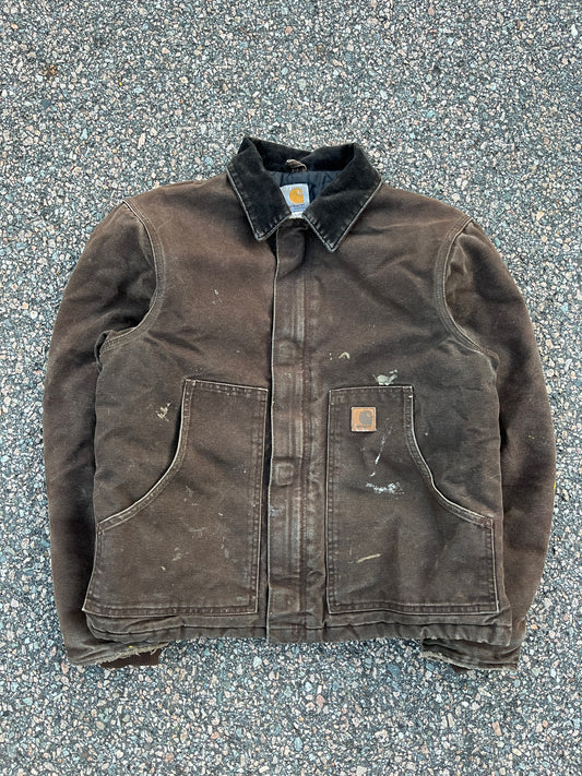 Faded n Painted Brown Carhartt Arctic Jacket - Medium