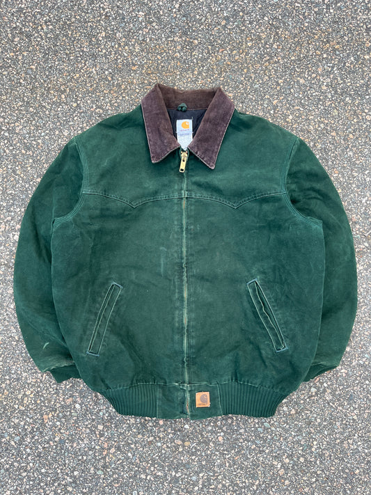 Faded Spruce Green Carhartt Santa Fe Jacket - XL Tall