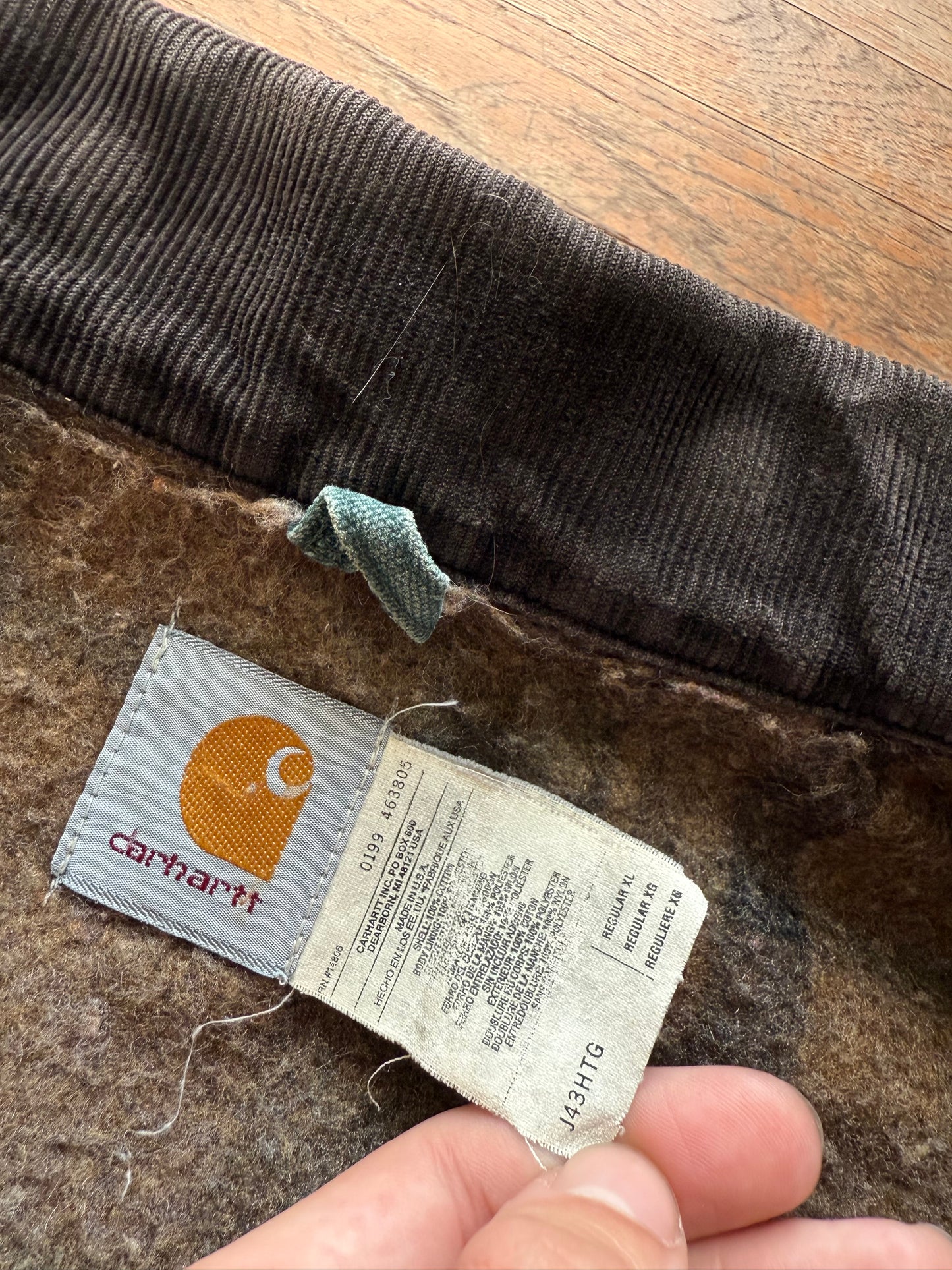 Faded Hunter Green Carhartt Detroit Jacket - XL