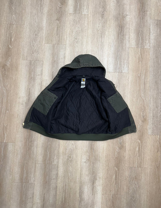Faded Olive Green Carhartt Active Jacket - Large