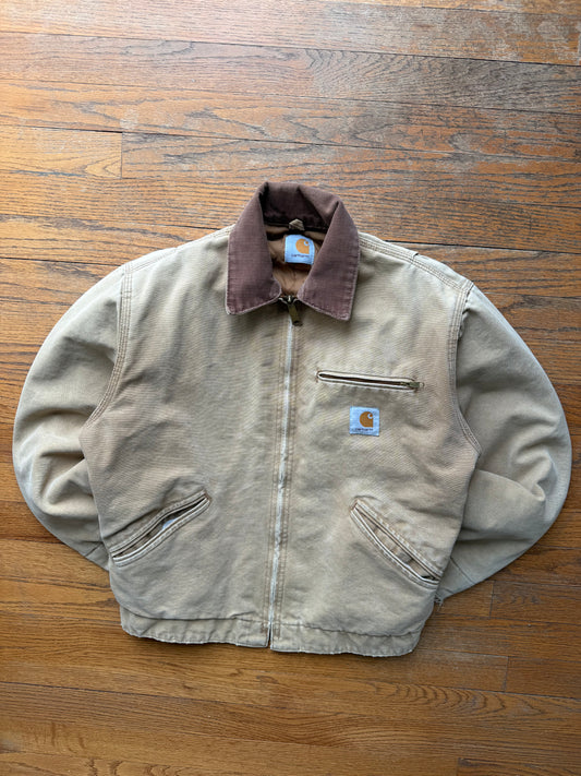 Faded Brown Carhartt Detroit Jacket - Small