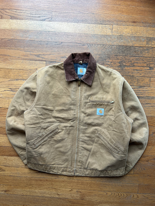 Faded Brown Carhartt Detroit Jacket - Large