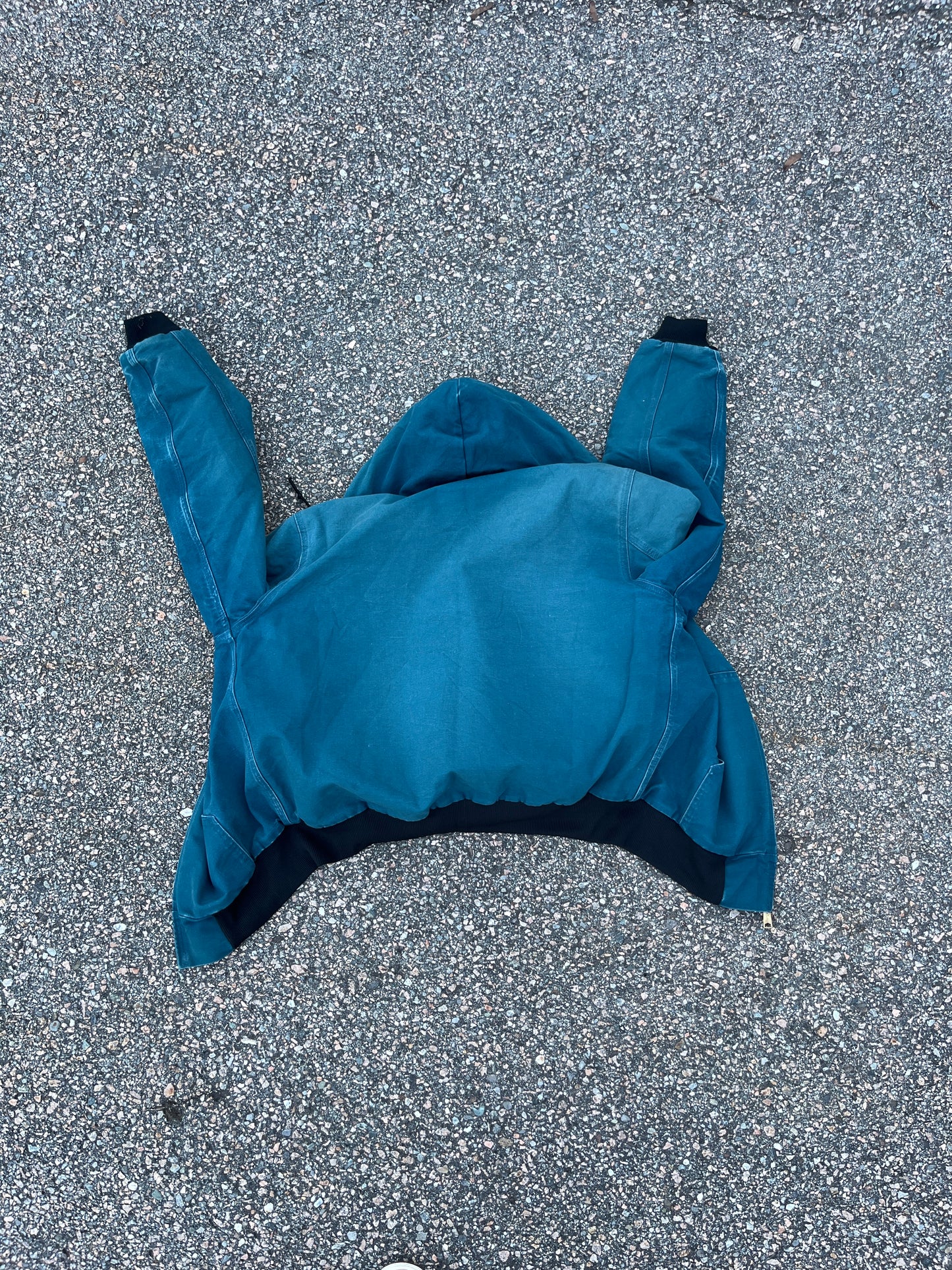 Faded Aqua Blue Carhartt Active Jacket - Medium