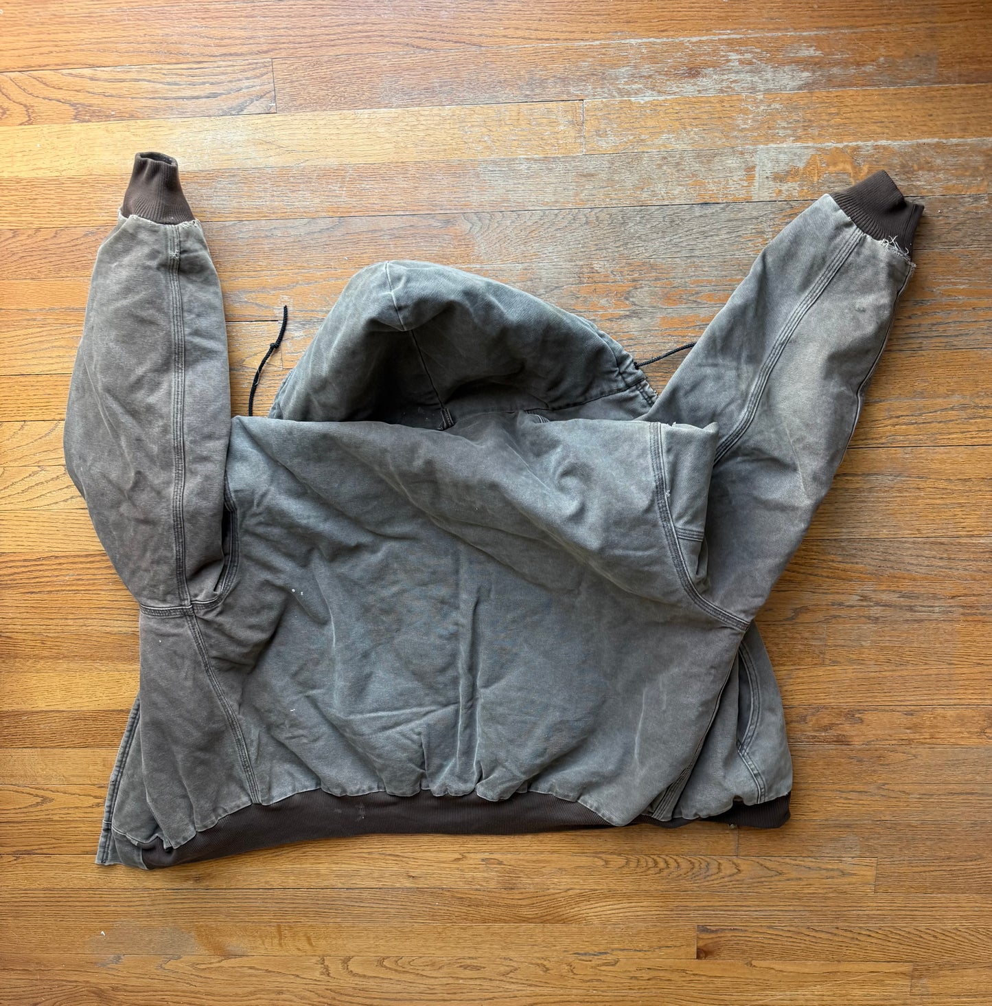 Faded Chestnut Brown Carhartt Active Jacket - Boxy XL